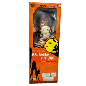 Telco Dracula Motion-ette Animated 24" Figure Halloween 1987 Works W/Box